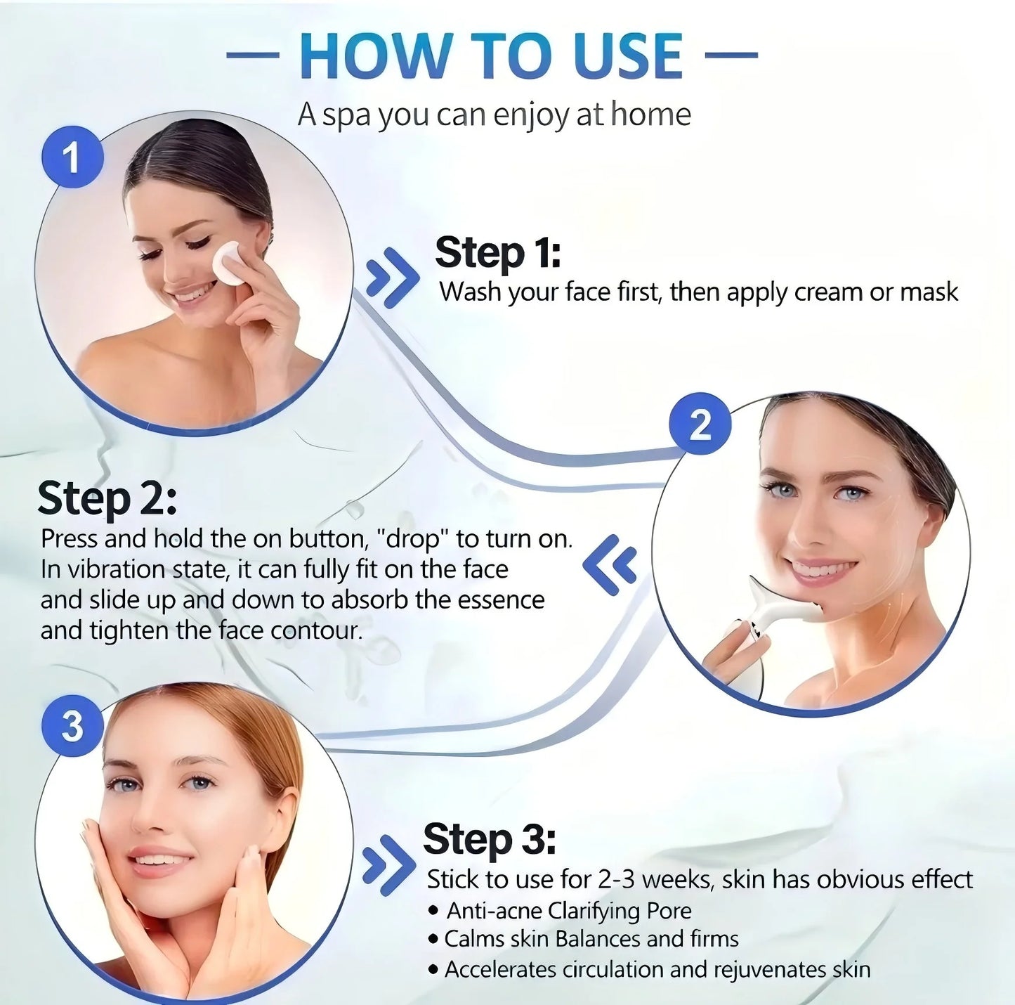Radiance Lift Pro7 – 7-Color LED Anti-Wrinkle Facial & Neck Lifting Massager | Skin Tightening, Microcurrent & Vibration Therapy
