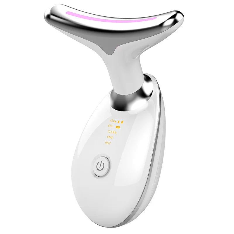 Radiance Lift Pro7 – 7-Color LED Anti-Wrinkle Facial & Neck Lifting Massager | Skin Tightening, Microcurrent & Vibration Therapy