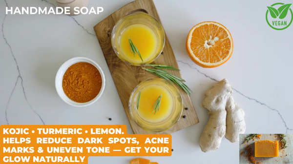 Lemon Turmeric Brightening Soap